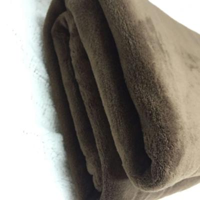 China Super Soft Solid Coral Polyester Fleece Blanket Throw Blanket Anti Pilling High Density for sale