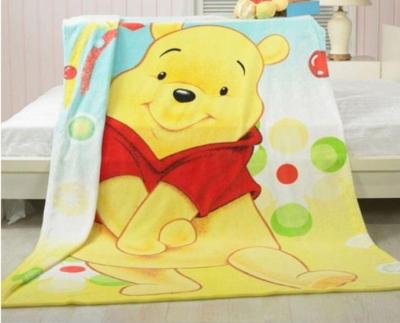 Китай Таможня ягнится одеяло плюша напечатанное экраном, милое одеяло анти- Пиллинг младенца фланели продается