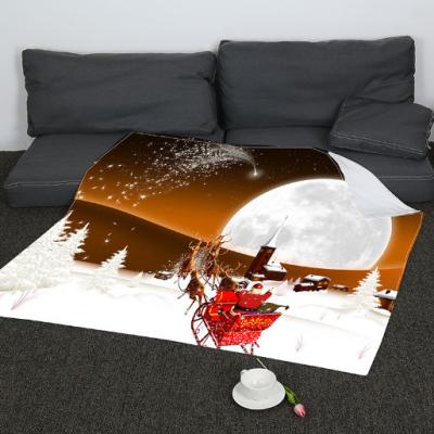 China Mantas amistosas de la franela de la felpa de la manta de la impresión de Eco Digital para el tiro del sofá/de la cama en venta