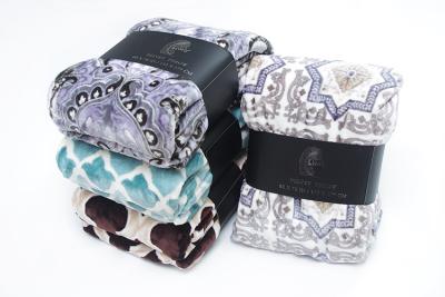 Китай Офсетная печать толстой высокой отметки одеяла плюша фланели полиэстера на холодный сезон продается