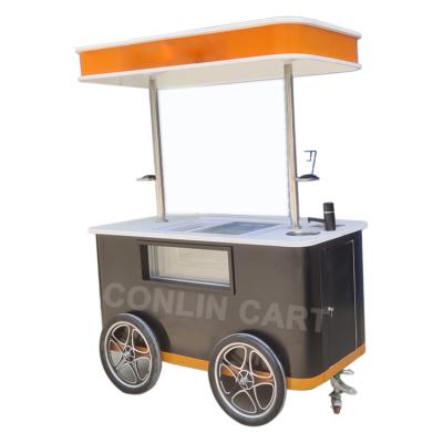 China Flour mill commercial modern gelato kiosk mobile food cart for sale for sale