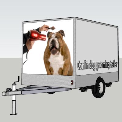 China Hot Selling Pet Grooming Trailer Mobile Dog Grooming Trailer Viable Already in USA for sale