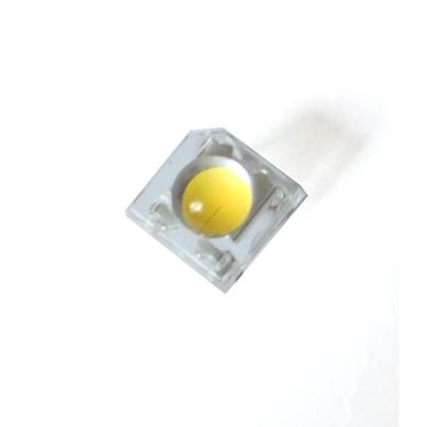 China Piranha Square Led Light Emitting Diode 5mm Dome 4 Lead Warm White Super Flux for sale