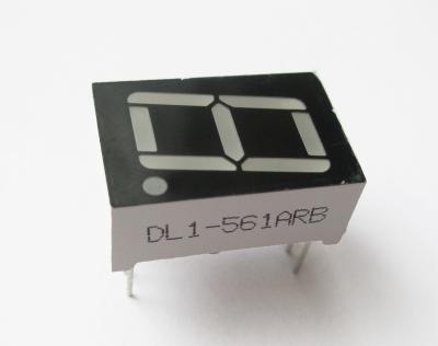 China Exposição de diodo emissor de luz de um único dígito de 0,56 polegadas/exposição do número diodo emissor de luz de CA centímetro cúbico interna para a máquina de jogo à venda