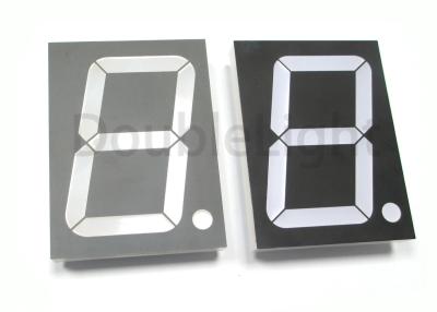 China Black / Gray Surface Single Digit LED Display 4.00'' Super Bright Industrial Standard Size for sale