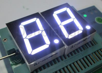 China Single Numeric Digit LED Display 1.00 Inch 1 Digit White / Red Color Vertical Byte 2.54cm for sale