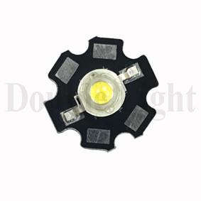 China Placa branca do PWB do diodo emissor de luz do poder superior SMD 20mm*20mm com diâmetro 5.4mm CCT 5000-6000K da lente à venda