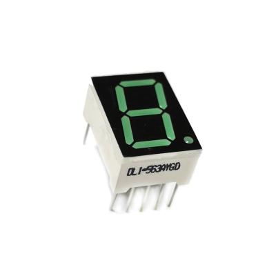 China 8mcd 575nm 0.56 Inch Single Digit Numeric Displays for sale