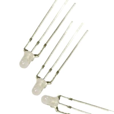 China White Diffused 3mm Indicator LED / Multi Color Led Diode With 1.9-2.0v Voltage Common anode for sale