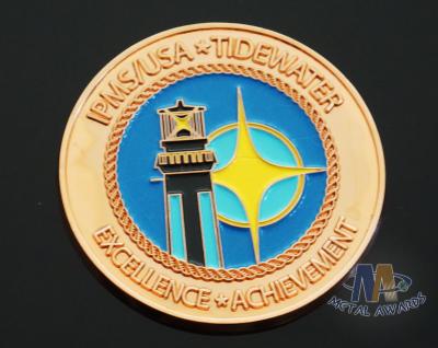 China Iron Die Strucking Custom Challenge Coins Promotional Items Cut Edge for sale
