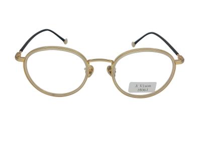 China Round metal optical frame Women's eyewear fasion design 2018 new pattern for sale
