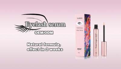 China Natural OEM Eyelash Enhancer Growth Serum Custom Organic Liquid FEG for sale