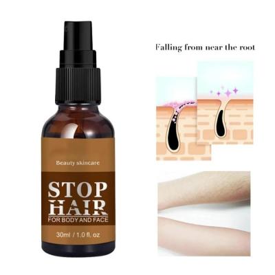China 30ML OEM/ODM Painless Hair Removal Spray For Beard Bikini Legs Armpit for sale