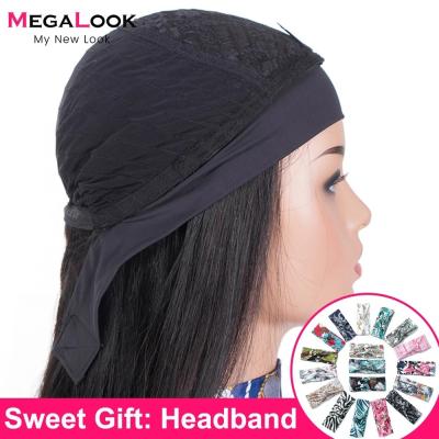 China 180 Density Short Headband Wigs Average Size For Black Women for sale
