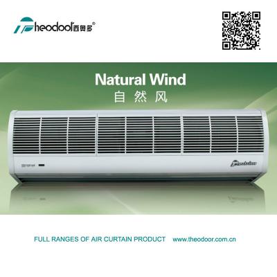 Chine Rideau aérien naturel de porte de série de vent dans la couverture en plastique RC d'ABS et le commutateur de porte disponible à vendre