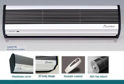 China Cortina de aire de los calentadores de la puerta del aire fresco/caliente de la resistencia de fuego con la cubierta de aluminio en venta