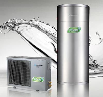 Китай Воздух для того чтобы намочить жилым тип разделенный цилиндром нагреватель воды теплового насоса DWH с управлением LCD продается