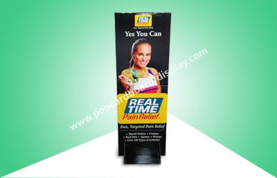 China Easy Assembly Free Standing Custom Cardboard Displays / Corrugated Floor Display For Promoting Products for sale