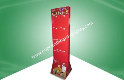 China Double - Face - Show POS Cardboard Displays With Hooks Haning Kids Products for sale