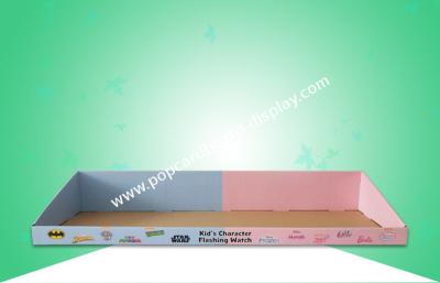 China Disney Kid Watch Cardboard PDQ Trays / Cardboard Display Box With Fullfillment Design for sale