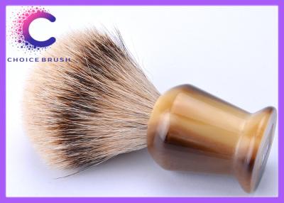 China Brocha de afeitar del vintage personal, color del cuerno del cepillo del afeitado del tejón del silvertip en venta