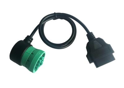 China Female Type 2 J1939 To OBD2 Adapter Endurable Overmolded PVC Injection for sale