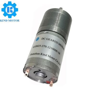 China Brush Micro Gear Motor With Encoder 500 Rpm 25Dx48L Size for sale