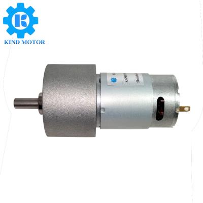China 37mm Micro Dc Gear Motor , 24 Volt Dc Gear Motor Carbon Brushed for sale