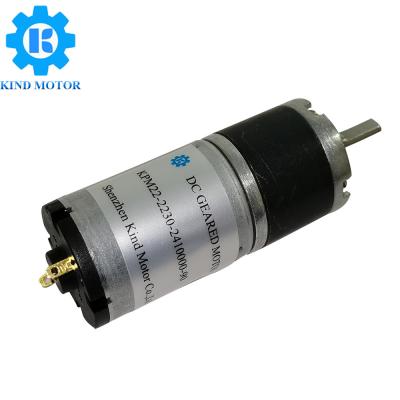 China Low Noise Dc 6v 12v 24v 22mm Micro Planetary Gear Motor For Intelligent Products for sale