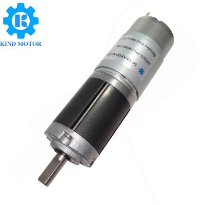 China 28mm Diameter Kpm28-395 Dc 12v-24v Planetary Gear Motor With Encoder for sale