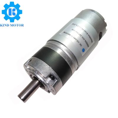 China Rs545 Brushed DC Geared Motor 200 Rpm With 36mm Planetary Gearbox for sale