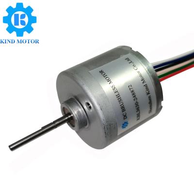 China High Efficiency Dc 6 8 9 12 14.4 18 24 Volt 3630 Brushless Motor With Encoder for sale