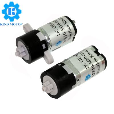 China dc 3v 3.3v 3.6v 6v M10 M20 M30 brush motor with 10mm planetary plastic gearbox for sale