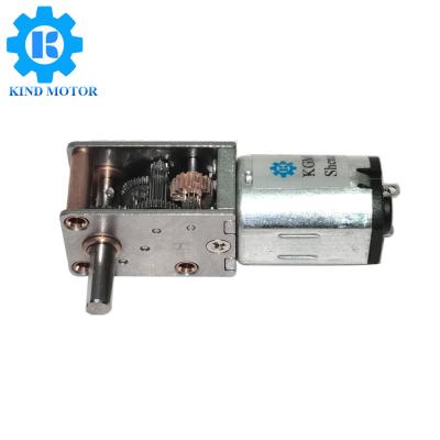 China 12v Right Angle DC Gear Motor Carbon Brushed 	3rpm-320rpm for sale