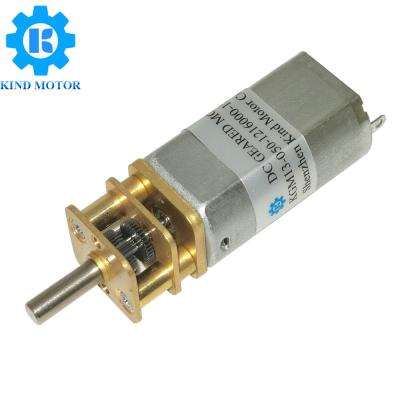 China 3mm shaft Micro DC Geared Motor reduction motor 24v 12×13mm gearbox for sale
