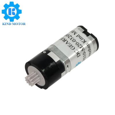 China 10mm M10 M20 Dc 3-6v Metal-Brushed Planetary Plastic Gear Motors for sale