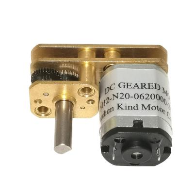 China Micro Parallel Axis Shaft DC Motor 180mNm , 2.2W Right Angle Gear Reducer Motor for sale