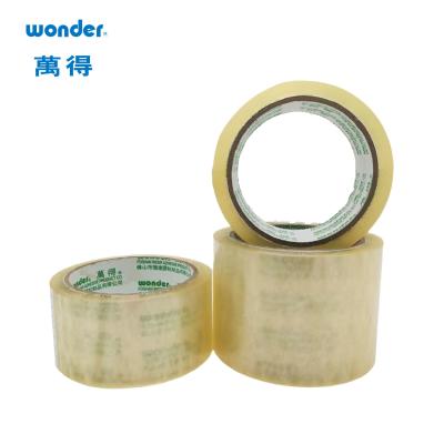 Chine Ruban d'emballage BOPP brun 100M lenth durable transparent pour l'emballage à vendre