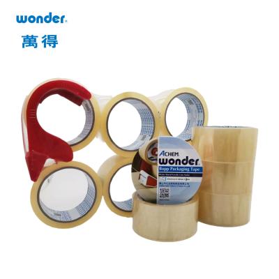 China Binding BOPP Adhesive Tape Water Based Adhesive Brown BOPP Tape 2 Inch for sale