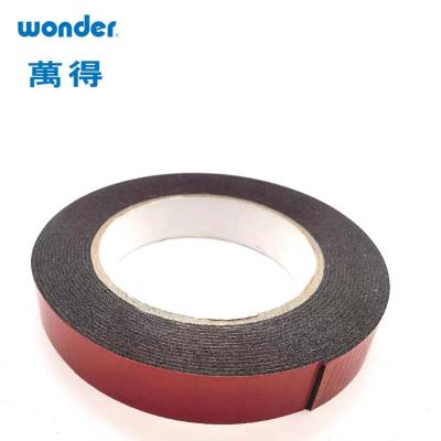 중국 빨간색 PE 폼 쌍면 접착 테이프 36mm 너비 뜨거운 녹기 기반 판매용