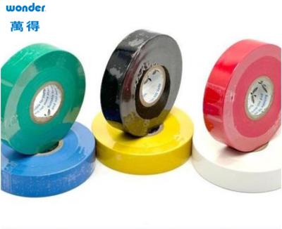 China Red Shiny Surface PVC Adhesive Tapes Cold Proof Voltage Resistant for sale