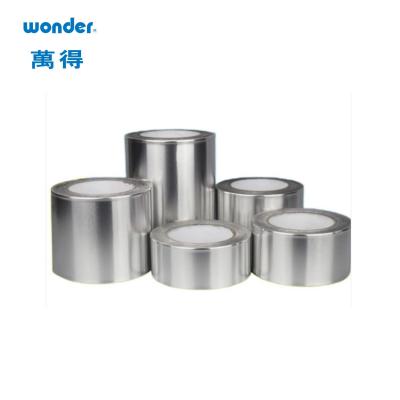 China Water Based High Temp Aluminum Tape , Silver Aluminum Foil Shielding Tape for sale