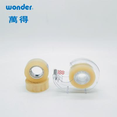 China Uso escolar cinta adhesiva BOPP marrón, caja de embalaje de cinta de 0.038 mm de espesor en venta