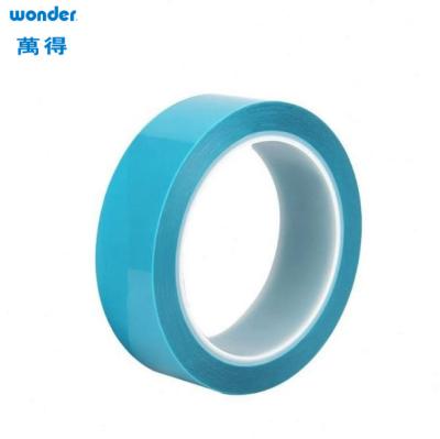 China Rubber Base Wonder PVC Adhesive Tapes Blue Masking Adhesive High Temp Retardant for sale