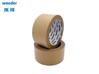 China Rubber Base Kraft Packaging Tape , Self Adhesive Water Activated Kraft Tape for sale