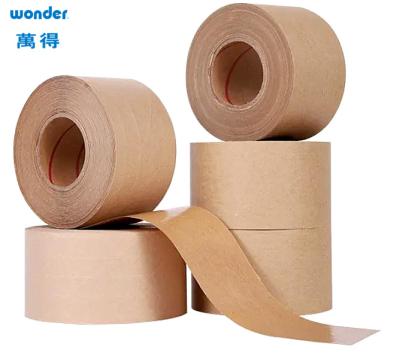 China Writable Sealing Water Activated Gummed Kraft Paper Tape 1200mm Width for sale