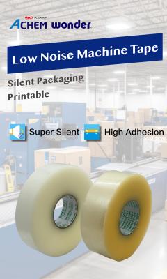 China Low Noise Machine Tape Clear or Brown en venta
