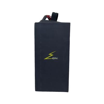 China Black 60v Lithium Battery For Electric Motorcycle LiFePO4 With 53ah Capacity for sale