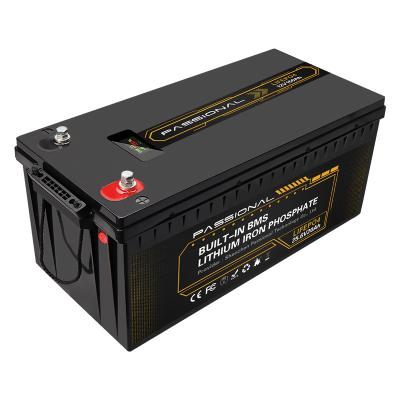 China LFP 12v 200ah Lifepo4 Lithium Battery , AGV Lithium Battery 4000 Times Cycle life for sale