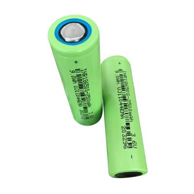 China 3.7 V 2500mah 18650 Battery Cell 3C High Rate Power MSDS Approval for sale